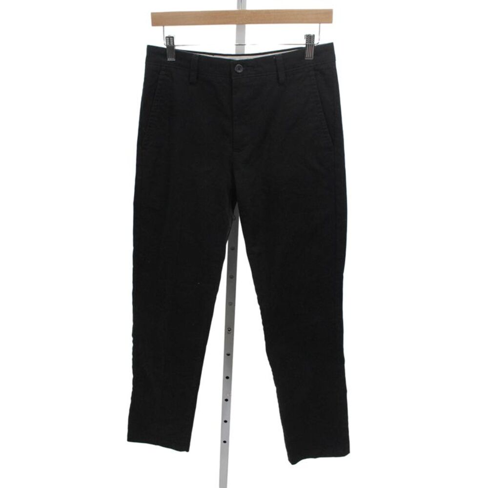 Dockers Mens Black Chino Pants Button 64% Cotton Size 32
